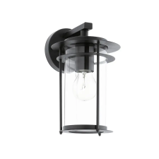 EGLO 96239 Kültéri fali E27 1x60W IP44 fekete Valdeo kültéri világítás