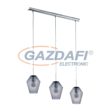 EGLO 96774 Függeszték E27 3x28W króm/átlátszó fekete Murmillo világítás