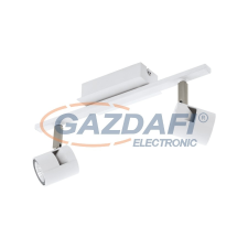 EGLO 97507 Fali/mennyezeti GU10 LED 2x5W fehér/matt nikkel Vergiano világítás