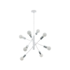 EGLO 98017 függeszték E27 8x60W fehér/króm Gradoli