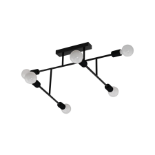 EGLO 98034 - Csillár BELSIANA 6xE27/40W/230V fekete világítás