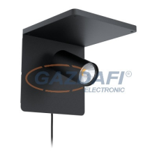 EGLO 98263 LED Fali lámpa GU10 1x5W fekete Qi töltő Ciglie világítás