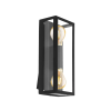 EGLO 98273 kültéri fali lámpa E27 2x60W fekete Alamonte1