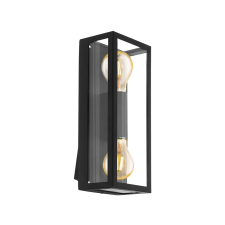 EGLO 98273 kültéri fali lámpa E27 2x60W fekete Alamonte1 kültéri világítás