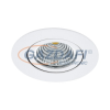 EGLO 98301 LED süllyesztett spot lámpa 6W 2700K 380Lm 8,8cm fehér Saliceto