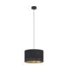 EGLO 99273 Függ.E27 1x40W fekete/arany Esteperra