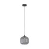 EGLO 99371 Függ E27 1x40W fekete/átl Mantunalle