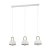 EGLO 99696 Függ E27 3x40W feh/csiszréz Calmanera