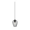 EGLO 99761 Függ E27 1x40W fekete TB Newtown