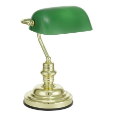 EGLO Asztali lámpa, 60 W, "Banker", zöld világítás