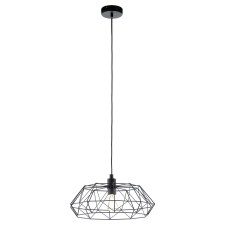 EGLO CARLTON 2 fekete függesztett lámpa (EG-49487) E27 1 izzós világítás