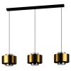 EGLO Duglia fekete-arany függesztett lámpa (EGL-390067) E27 3 izzós IP20