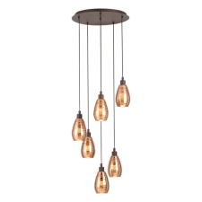 EGLO Eglo Siracusa 39508 függeszték, 6x60W E27 világítás