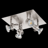 EGLO Eglo TUKON 3 94147 spotlámpa, 4x3,3W GU10 LED, 3000K, 4x240 lm