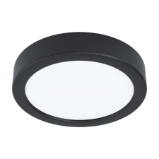 EGLO FUEVA5 LED MENNYEZETI LÁMPA 11W 1350LM 3000K IP20 16CM FEKETE világítás