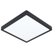 EGLO FUEVA5 MENNYEZETI LÁMPA LED 20W 2300LM 3000K 28,5X28,5CM IP44 FEKETE világítás