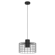 EGLO Függ E27 1x40W 38cm fekete Milligan világítás