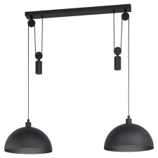 EGLO Függ.E27 2x40W fekete Winkworth1 világítás