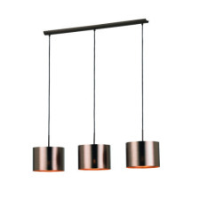 EGLO Függ.E27 3x60W barna/vörösréz Saganto világítás