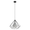EGLO Függeszték E27 1x40W 44,5cmfek Vernham