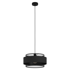 EGLO Függeszték E27 1x40W fekete Bazely világítás