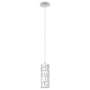 EGLO Függeszték E27 1x60W fehér/króm Bayman
