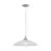 EGLO Függeszték E27 1x60W króm/fehér Lazolo