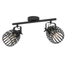 EGLO Girona fekete mennyezeti spotlámpa (EG-900662) E27 2 izzós IP20 világítás