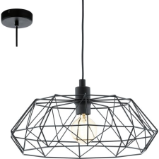 EGLO LED lámpa függeszték , mennyezeti , E27 , acél , fekete , EGLO , CARLTON 2 , 49487 (49487) világítás