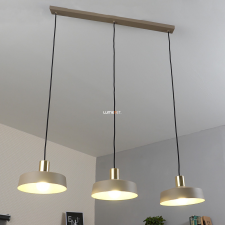 EGLO Magyarország Kft. Bézs függesztett lámpa 3 foglalattal (Valdiola) világítás