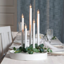 EGLO Magyarország Kft. Gyertyatartó fehér talapzattal (Deco) karácsonyi dekoráció