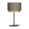EGLO Marchena fekete-barna asztali lámpa (EG-390123) E27 1 izzós IP20