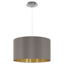 EGLO MASERLO nikkel függesztett lámpa (EG-31603) E27 1 izzós világítás