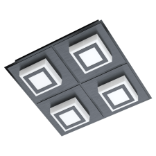 EGLO MASIANO1 MENNYEZETI LÁMPA LED 4X3,3W, 1360LM, 3000K, FEKETE világítás