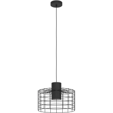  Eglo Milligan függőlámpa egy izzóval 38 cm átmérő fekete-fehér világítás