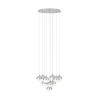 EGLO Mioglia króm-fehér LED függesztett lámpa (EGL-39527) LED 10 izzós IP20