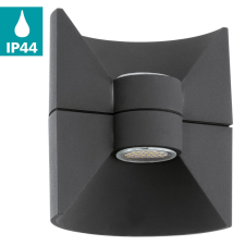 EGLO Redondo antracit LED kültéri fali lámpa (EG-93368) LED 2 izzós IP44 kültéri világítás