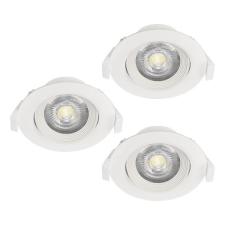 EGLO Sartiano fehér LED mennyezetbe építhető lámpa (EG-32896) LED 3 izzós IP20 világítás