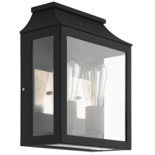 EGLO SONCINO kültéri fali lámpatest E27  2x60W fekete/áttetsző kültéri világítás