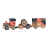EGMONT TOYS Húzójáték, Vonat egymásra rakott kockákkal, Egmont Toys, fából