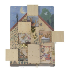 EGMONT TOYS Montessori játék Nyusziház, fa játék zárrendszerrel Egmont Toys kreatív és készségfejlesztő