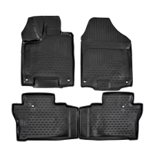 EgriAuto Egri Auto Premium 3D gumiszőnyeg patenttal Honda Pilot 2016- (USA) autószőnyeg