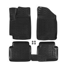 EgriAuto Egri Auto Premium 3D gumiszőnyeg patenttal Lada Granta 2011- 4db autószőnyeg