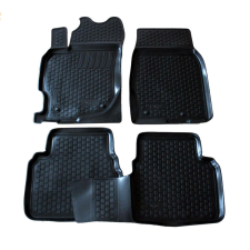 EgriAuto Egri Auto Premium 3D gumiszőnyeg patenttal Mazda 6 2002-2012 4db bézs autószőnyeg