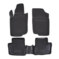 EgriAuto Egri Auto Premium 3D gumiszőnyeg patenttal Peugeot 207 2006-2012 autószőnyeg