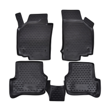 EgriAuto Egri Auto Premium 3D gumiszőnyeg patenttal Seat Leon 2006-2012 autószőnyeg