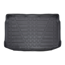 EgriAuto fekete csúszásgátlós csomagtértálca Peugeot 207 Hatchback 2006-2012 csomagtértálca