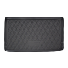 EgriAuto fekete gumi csomagtértálca Skoda Yeti 5L7 2009-2017 csomagtértálca