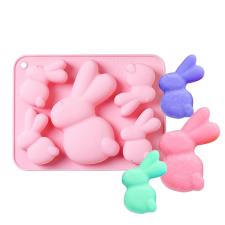 egyéb 5 részes szilikon forma - Nyúl, nyuszi sütés és főzés