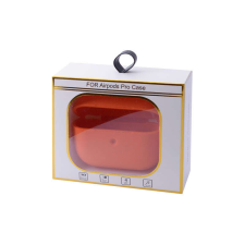 egyéb AirPods Pro szilikon tok karabinerrel narancs fülhallgató, fejhallgató tok